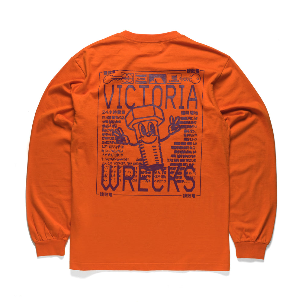 
                  
                    Load image into Gallery viewer, &amp;#39;PLEASE CALL&amp;#39; Longsleeve Orange
                  
                
