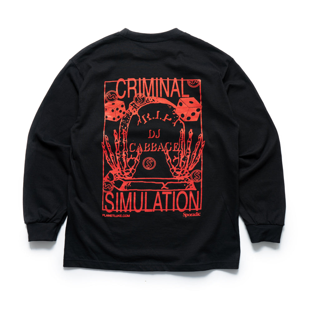 
                  
                    Load image into Gallery viewer, &amp;#39;CRIMINAL SIMULATION&amp;#39; Longsleeve Tee
                  
                